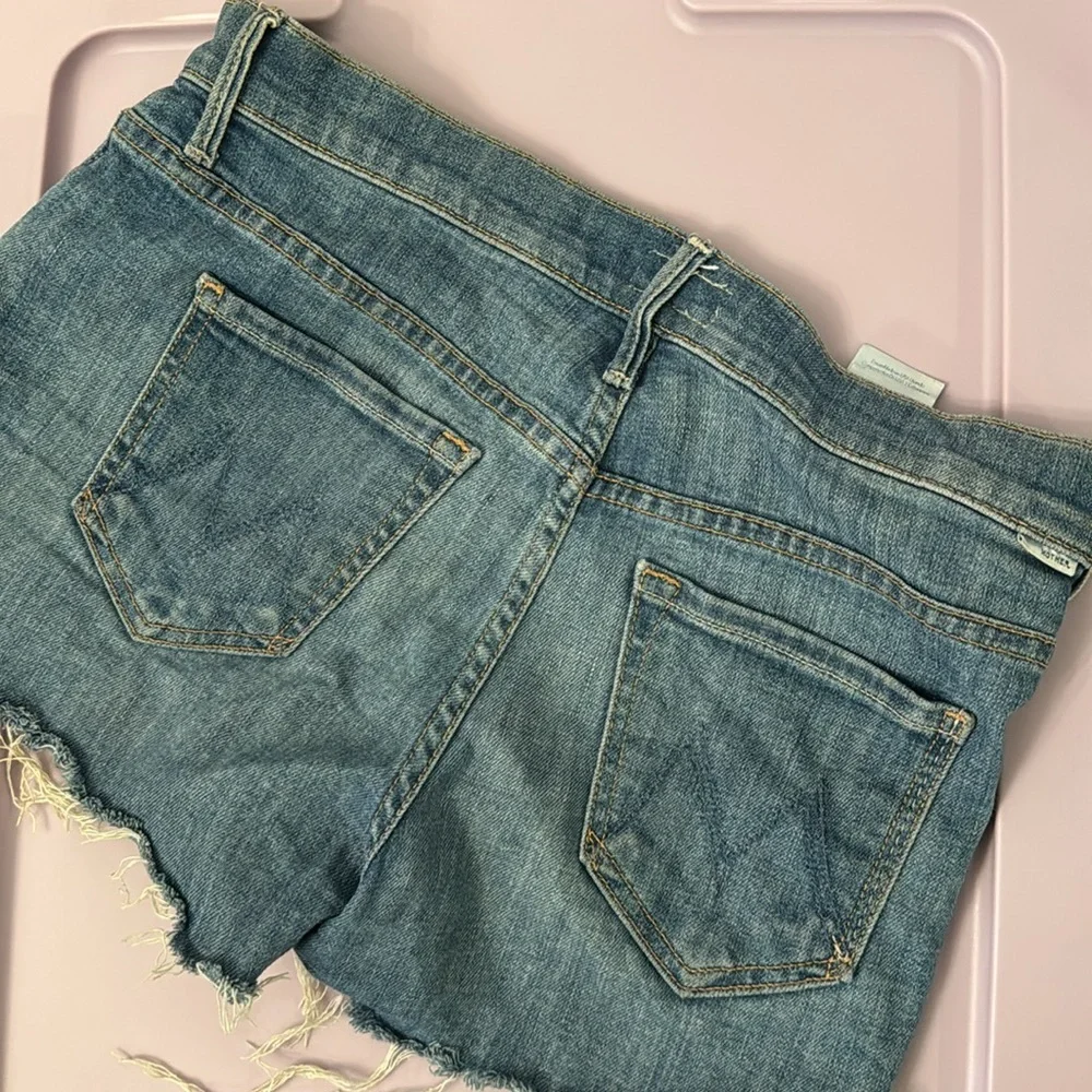 MOTHER Rascal Slit Flip Short - Picture 3 of 5